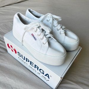 SUPERGA PLATFORM SNEAKERS